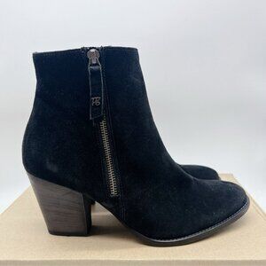 Paul Green Reya Boot Heeled Ankle Black Soft Suede UK 7.5 US 10 - NEW $550